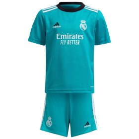 Real Madrid Kinder Ausweich Trikotsatz 2021/22 Kurzarm (+ Kurze Hosen)